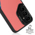 Coral Diagonal Split Galaxy S25 Kickstand Case